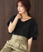 【ミスティ ウーマン/mysty woman】のチューリップスリーブプルオーバー ブラック09|ID: prp329100004575625 ipo3291000000032714100
