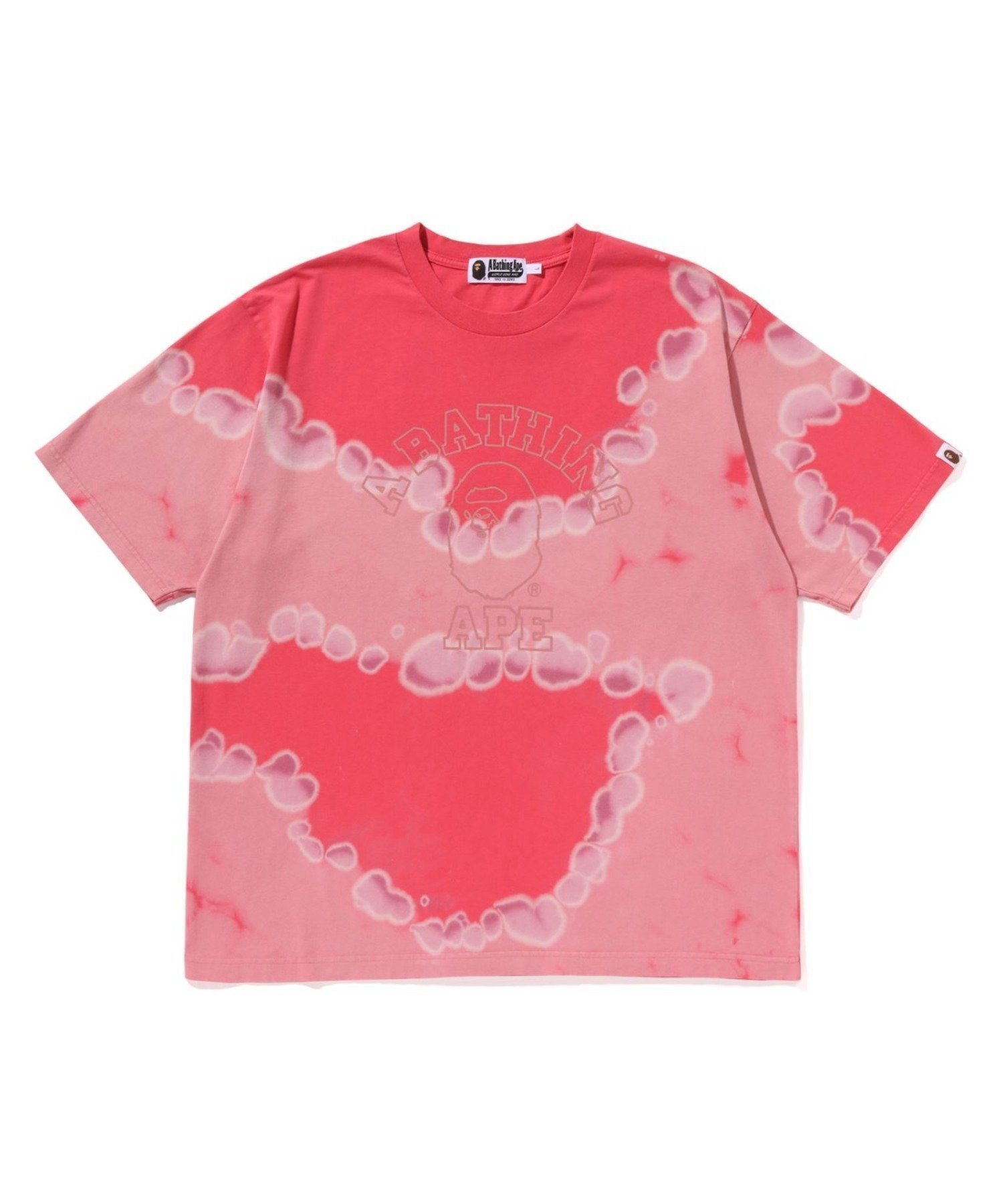 【その他のブランド/Other】のHAND DYE COLLEGE RELAXED FIT TEE インテリア・キッズ・メンズ・レディースファッション・服の通販 founy(ファニー) 　ファッション　Fashion　メンズファッション　Fashion for Men　コレクション　Collection, Seasonal Line　ショート　Short, Short Length　スリーブ　Sleeve, Long Sleeve / Short Sleeve　パターン　Pattern, Design Print　フロント　Front, Front Design　ブリーチ　Bleach, Washed Finish　プリント　Print, Printed Pattern　ラバー　Rubber, Rubber Sole　夏　Summer　春　Spring　S/S・春夏　SS, Spring/Summer, Warm Season　RED|ID: prp329100004575644 ipo3291000000033347732