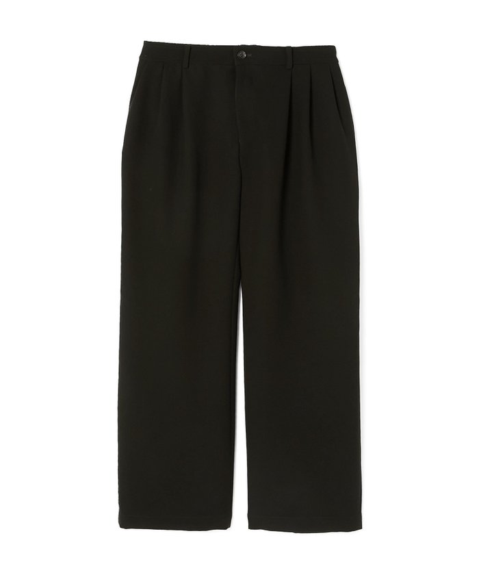 【エヌ.ハリウッド/N.HOOLYWOOD / MEN】のTUCKED PANTS インテリア・キッズ・メンズ・レディースファッション・服の通販 founy(ファニー) https://founy.com/ ファッション Fashion メンズファッション Men's Style Online ボトムス Bottoms/Men コレクション Collection 今季 This Season シンプル Simple ストレッチ Stretch ストレート Straight ダブル Double ドローコード Draw Cord フォルム Form ポケット Pocket モダン Modern リラックス Relax ワイド Wide |ID: prp329100004575663 ipo3291000000032681878