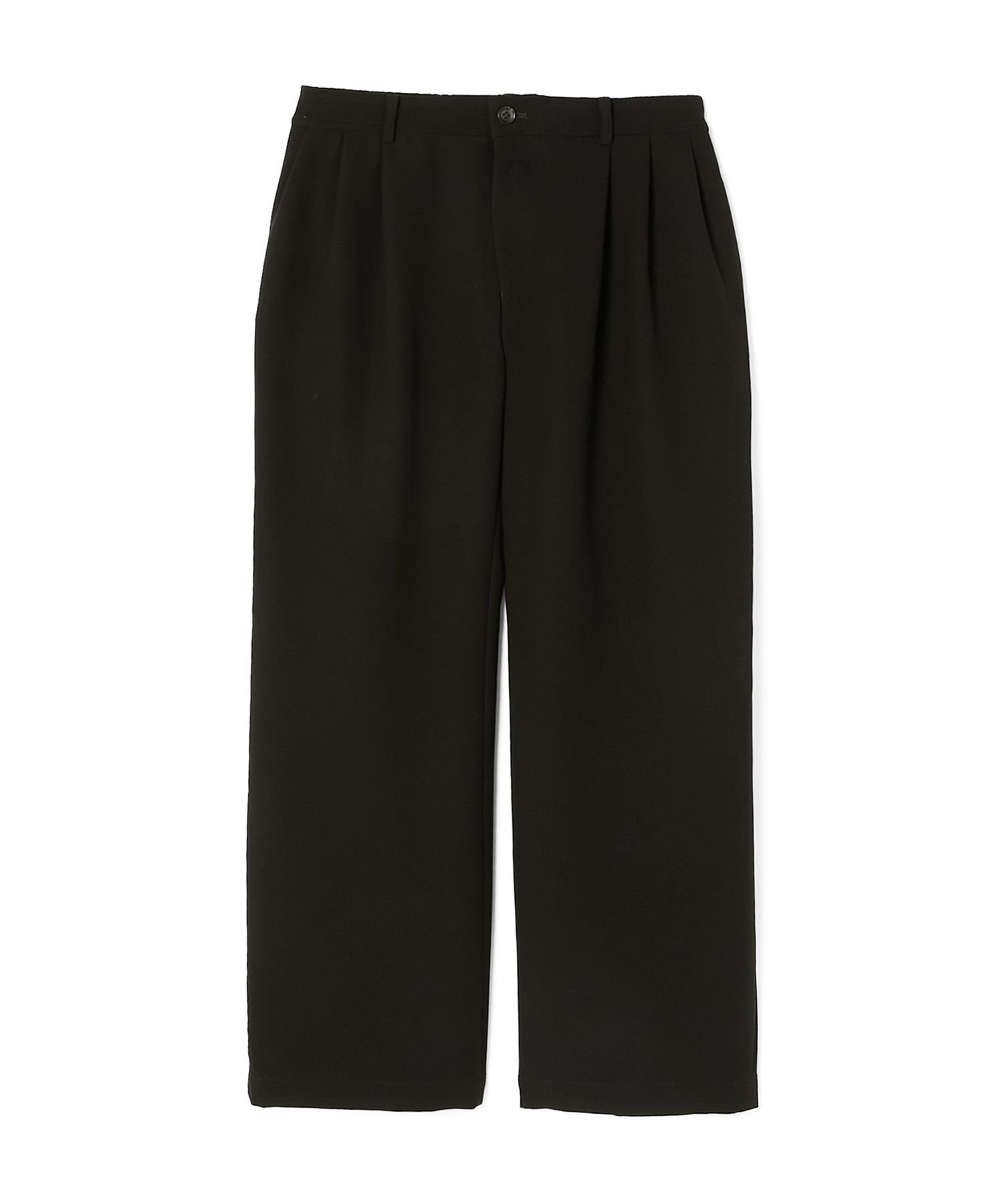 【エヌ.ハリウッド/N.HOOLYWOOD / MEN】のTUCKED PANTS 人気、トレンドファッション・服の通販 founy(ファニー) 　ファッション　Fashion　メンズファッション　Men's Style Online　ボトムス　Bottoms/Men　コレクション　Collection　今季　This Season　シンプル　Simple　ストレッチ　Stretch　ストレート　Straight　ダブル　Double　ドローコード　Draw Cord　フォルム　Form　ポケット　Pocket　モダン　Modern　リラックス　Relax　ワイド　Wide　 other-1|ID: prp329100004575663 ipo3291000000032681878