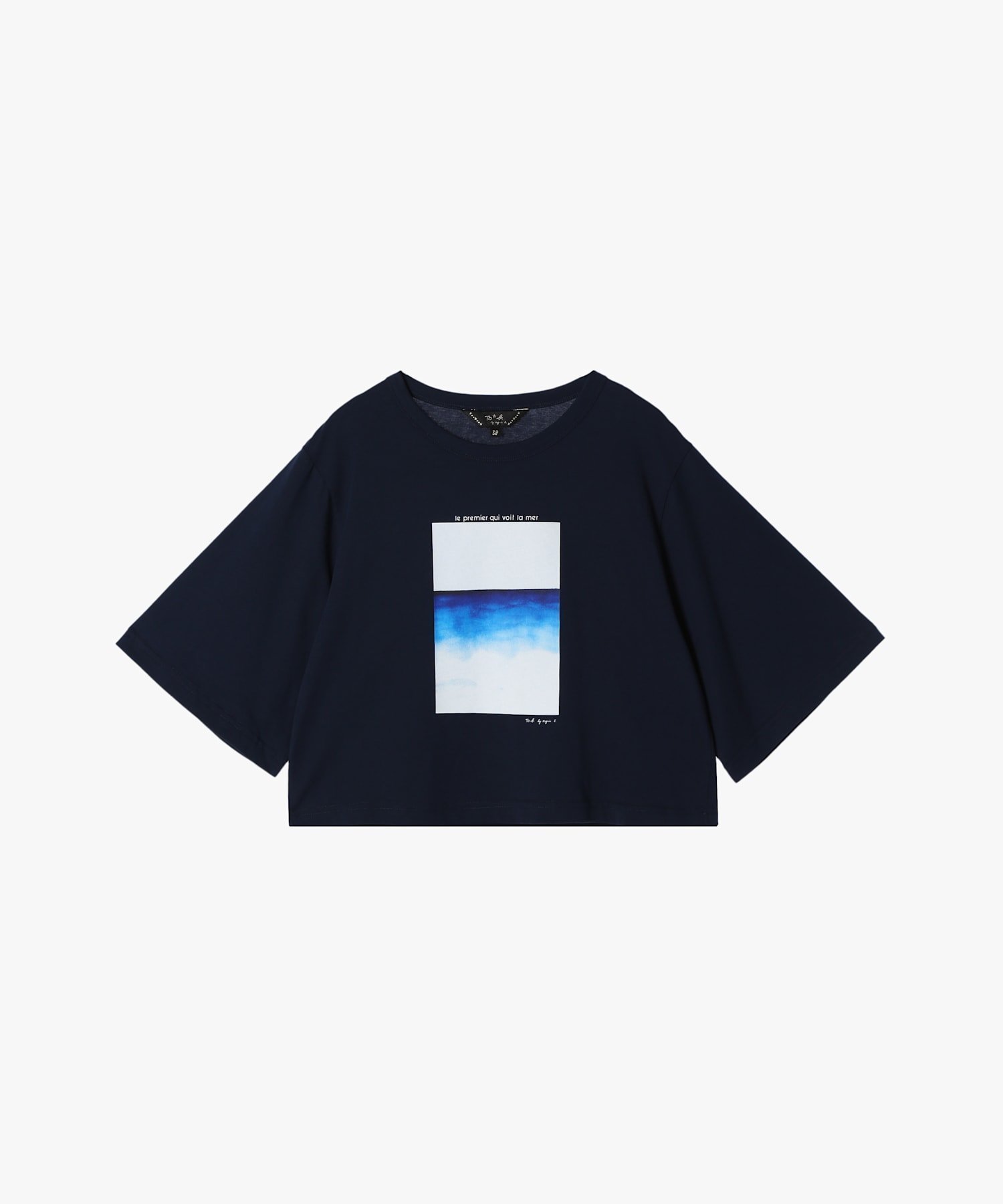 【アニエスベー ファム/agnes b. FEMME】のシープリントTシャツ 人気、トレンドファッション・服の通販 founy(ファニー) 　ファッション　Fashion　レディースファッション　Fashion for Women　トップス・カットソー　Cut & Sew Tops　シャツ・ブラウス・オフィスカジュアル　Elegant Blouses & Button-Ups　ロングTシャツ・Tシャツ　Longline T-Shirts & Tees　クロップド　Cropped, Short Length　フランス　France, French　プリント　Print, Printed Pattern　ボックス　Boxy, Box Shape　 other-1|ID: prp329100004575689 ipo3291000000032714519