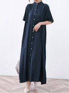 【ドゥーベル/Doux Belle】の【Doux Belle】ワンピース ロング丈 ロングわんぴ 半袖 人気、トレンドファッション・服の通販 founy(ファニー) ファッション Fashion レディースファッション Ladies' Fashion Online ワンピース Dress ギャザー Gather トレンド Trend ポケット Pocket ロング Long 半袖 Short Sleeve 夏 Summer 春 Spring thumbnail ブルー|ID: prp329100004575814 ipo3291000000032643490