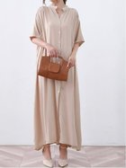 【ドゥーベル/Doux Belle】の【Doux Belle】ワンピース ロング丈 ロングわんぴ 半袖 人気、トレンドファッション・服の通販 founy(ファニー) ファッション Fashion レディースファッション Ladies' Fashion Online ワンピース Dress ギャザー Gather トレンド Trend ポケット Pocket ロング Long 半袖 Short Sleeve 夏 Summer 春 Spring thumbnail ベージュ|ID: prp329100004575814 ipo3291000000032643493