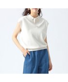 【ビームス ハート/BEAMS HEART】のニットソー ポロ 25SS ポロシャツ フレンチスリーブ ポロニット ニットポロ OFF WHITE|ID: prp329100004575829 ipo3291000000032540800