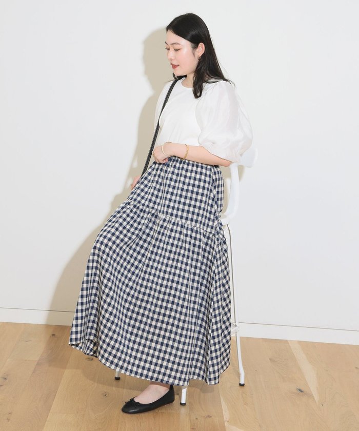 【その他のブランド/Other】のチェック ギャザー ロングスカート インテリア・キッズ・メンズ・レディースファッション・服の通販 founy(ファニー) https://founy.com/ ファッション Fashion レディースファッション Fashion for Women スカート Skirts ロングスカート Long Skirts / Maxi & Midi Skirts おすすめ Recommended / Our Picks ギャザー Gathered, Ruffled ギンガム Gingham, Gingham Fabric クラシック Classic, Timeless Style シンプル Simple, Minimal チェック Check, Plaid, Tartan フェミニン Feminine, Girly ロング Long, Long-Length |ID: prp329100004575859 ipo3291000000033209536