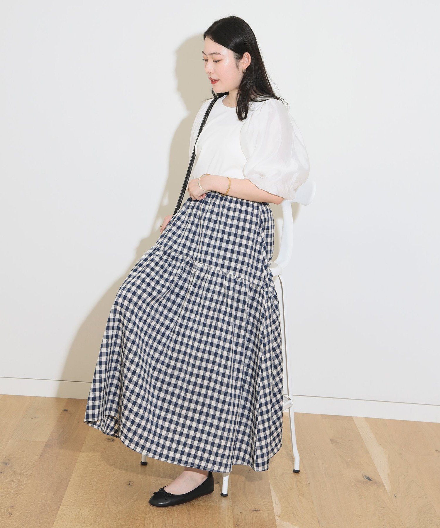 【その他のブランド/Other】のチェック ギャザー ロングスカート 人気、トレンドファッション・服の通販 founy(ファニー) 　ファッション　Fashion　レディースファッション　Fashion for Women　スカート　Skirts　ロングスカート　Long Skirts / Maxi & Midi Skirts　おすすめ　Recommended / Our Picks　ギャザー　Gathered, Ruffled　ギンガム　Gingham, Gingham Fabric　クラシック　Classic, Timeless Style　シンプル　Simple, Minimal　チェック　Check, Plaid, Tartan　フェミニン　Feminine, Girly　ロング　Long, Long-Length　 other-1|ID: prp329100004575859 ipo3291000000033209536