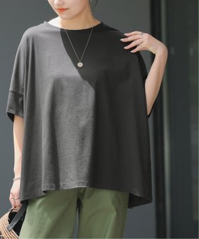 【ジャーナルスタンダード レリューム/JOURNAL STANDARD relume】の《追加3》オーガニックコットン汗ジミ防止ワイドT 人気、トレンドファッション・服の通販 founy(ファニー) ファッション Fashion レディースファッション WOMEN 2025年 2025 2025春夏・S/S Ss,Spring/Summer,2025 ワイド Wide |ID:prp329100004575862