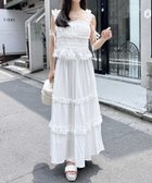 【イング/INGNI】のシアーフリルティアードスカート(セットアップ対応) オフホワイト|ID: prp329100004575883 ipo3291000000033424735