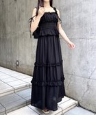 【イング/INGNI】のシアーフリルティアードスカート(セットアップ対応) クロ|ID: prp329100004575883 ipo3291000000033424739