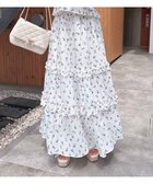 【イング/INGNI】の花柄フリルティアードスカート(セットアップ対応) 人気、トレンドファッション・服の通販 founy(ファニー) ファッション Fashion レディースファッション Ladies' Fashion Online セットアップ Setup スカート Skirt スカート Skirt ティアードスカート Tiered Skirts ガーリー Girly サンダル Sandals シューズ Shoes スウェット Sweat スニーカー Sneakers スマホ Smartphone セットアップ Set Up ティアード Tiered バレエ Ballet フィット Fit フェミニン Feminine フラワー Flower フリル Frills フレア Flare モチーフ Motif ロング Long おすすめ Recommend 夏 Summer thumbnail オフホワイト/ブルー|ID: prp329100004575884 ipo3291000000032678313