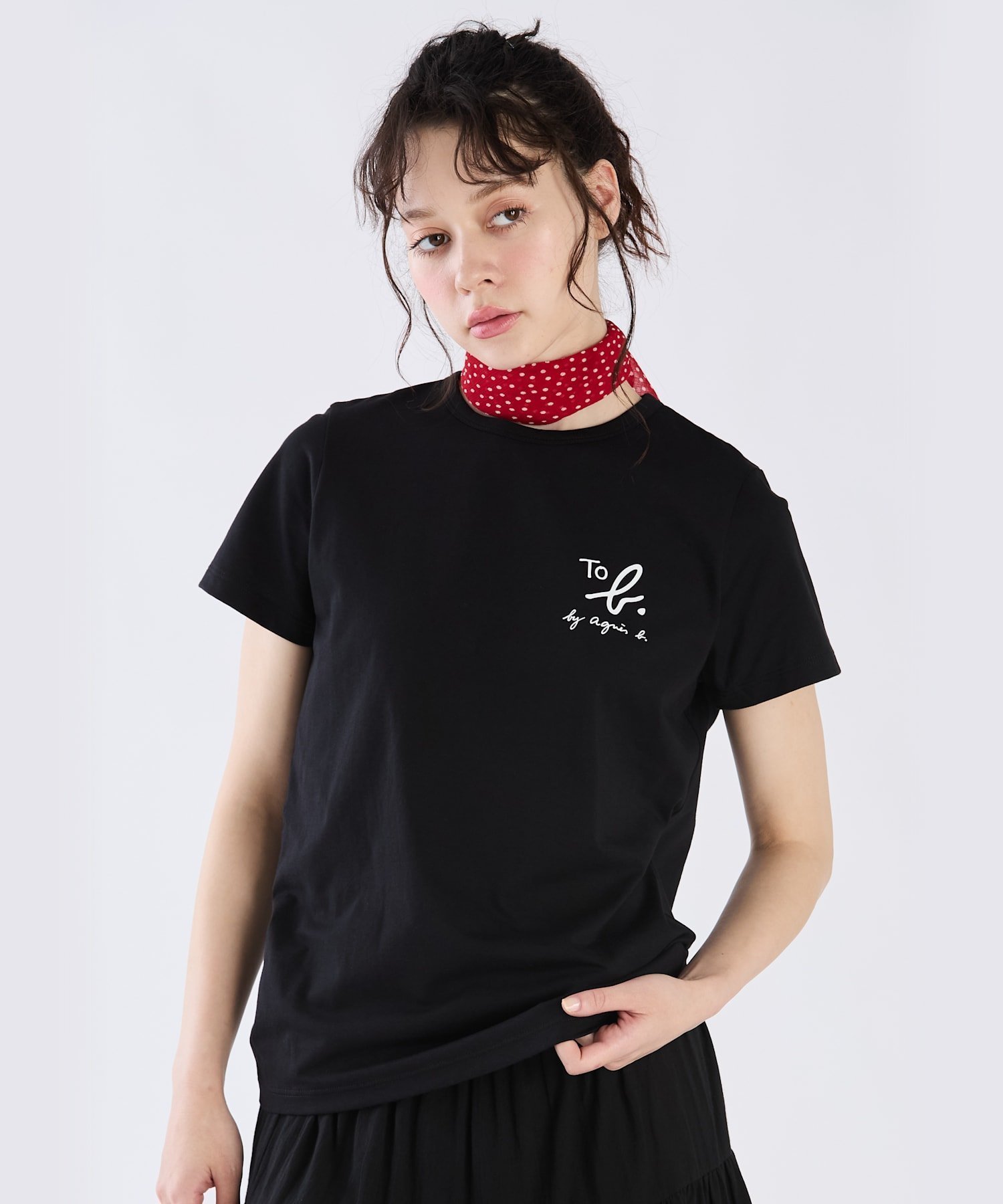 【アニエスベー ファム/agnes b. FEMME】のTO B. ロゴTシャツ 人気、トレンドファッション・服の通販 founy(ファニー) 　ファッション　Fashion　レディースファッション　Fashion for Women　トップス・カットソー　Cut & Sew Tops　シャツ・ブラウス・オフィスカジュアル　Elegant Blouses & Button-Ups　ロングTシャツ・Tシャツ　Longline T-Shirts & Tees　プレーン　Plain, Simple　ワンポイント　One Point, Statement Accent　半袖　Short Sleeve, Half Sleeve　 other-1|ID: prp329100004575925 ipo3291000000032640369