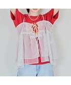 【コーエン/COEN】の【セットアイテム】ラメチュールキャミセットロゴTシャツ RED|ID: prp329100004575951 ipo3291000000032624374