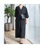【ルージュヴィフラクレ/Rouge vif la cle】の【セットアップ対応】タックリラックスワンピース ブラック|ID: prp329100004575953 ipo3291000000033828783