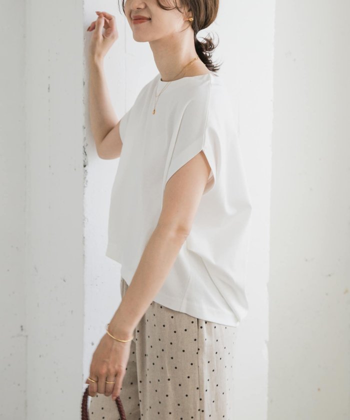 【アーバンリサーチ ドアーズ/URBAN RESEARCH DOORS】のコットンバックタックフレンチプルオーバー インテリア・キッズ・メンズ・レディースファッション・服の通販 founy(ファニー) https://founy.com/ ファッション Fashion レディースファッション Fashion for Women トップス・カットソー Cut & Sew Tops カジュアルプルオーバー・ニットトップス Pullovers & Knit Tops / Casual Pullovers バッグ Bags 2025年 2025 2025春夏・S/S Spring/Summer 2025 SS25 カットソー Cut and Sewn Top ギャザー Gathered, Ruffled スリーブ Sleeve, Long Sleeve / Short Sleeve ダウン Down, Puffer バランス Balance, Style Balance フレンチ French, French Style フロント Front, Front Design ワイド Wide, Wide Fit 人気 Popular, Best Seller 夏 Summer S/S・春夏 SS, Spring/Summer, Warm Season |ID: prp329100004575959 ipo3291000000032595176