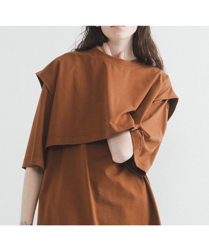 【ラート/LAATO】のlayered big tee インテリア・キッズ・メンズ・レディースファッション・服の通販 founy(ファニー) https://founy.com/ ファッション Fashion レディースファッション Fashion for Women 秋 Autumn トレンド Trend, Trending Now なめらか Smooth, Silky Texture ノースリーブ Sleeveless, No-Sleeve リラックス Relax, Relaxed Fit ロング Long, Long-Length S/S・春夏 SS, Spring/Summer, Warm Season 夏 Summer 2025年 2025 2025春夏・S/S Spring/Summer 2025 SS25 |ID: prp329100004575962 ipo3291000000033538385