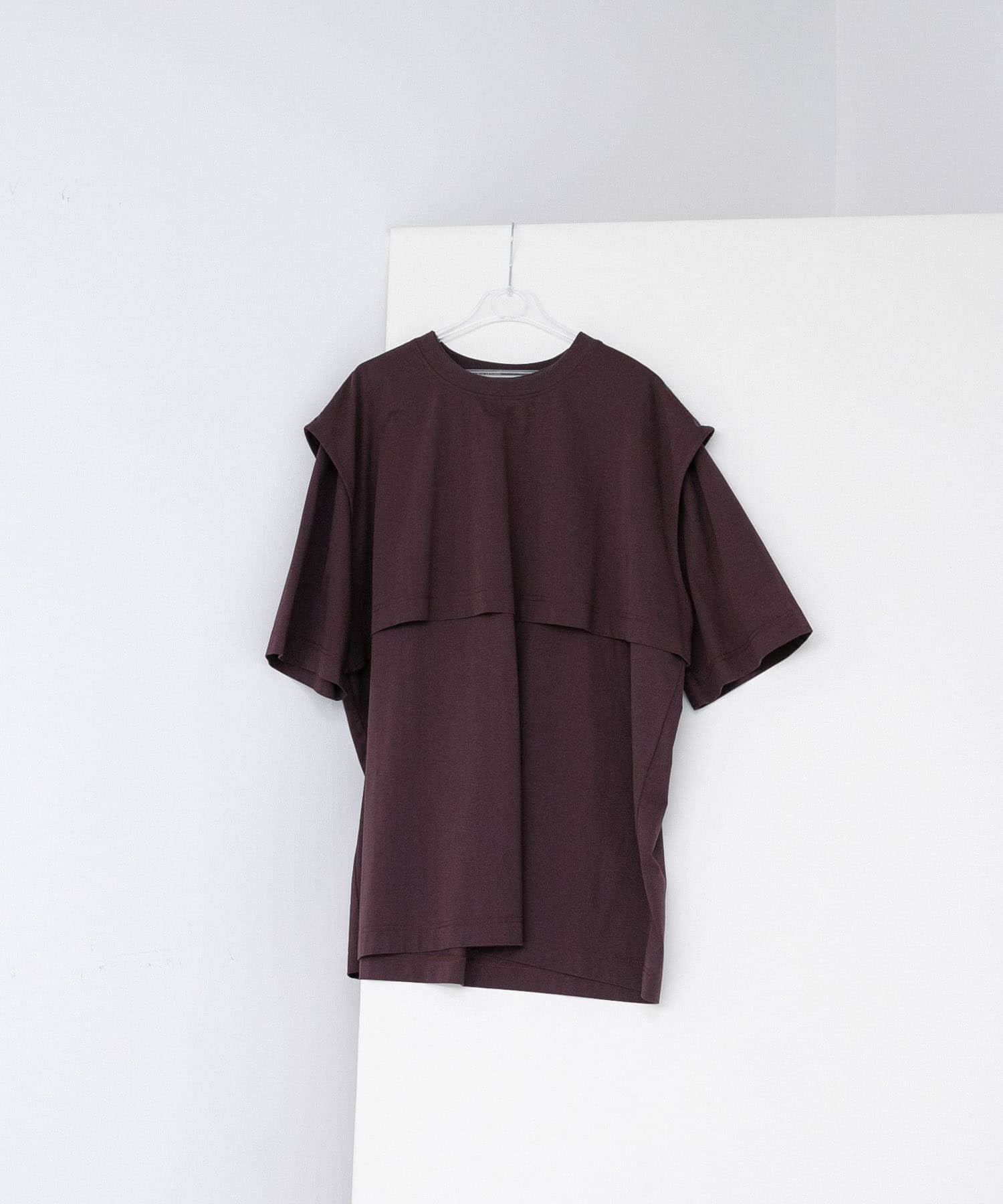 【ラート/LAATO】のlayered big tee インテリア・キッズ・メンズ・レディースファッション・服の通販 founy(ファニー) 　ファッション　Fashion　レディースファッション　Fashion for Women　秋　Autumn　トレンド　Trend, Trending Now　なめらか　Smooth, Silky Texture　ノースリーブ　Sleeveless, No-Sleeve　リラックス　Relax, Relaxed Fit　ロング　Long, Long-Length　S/S・春夏　SS, Spring/Summer, Warm Season　夏　Summer　2025年　2025　2025春夏・S/S　Spring/Summer 2025 SS25　マロン|ID: prp329100004575962 ipo3291000000033538389