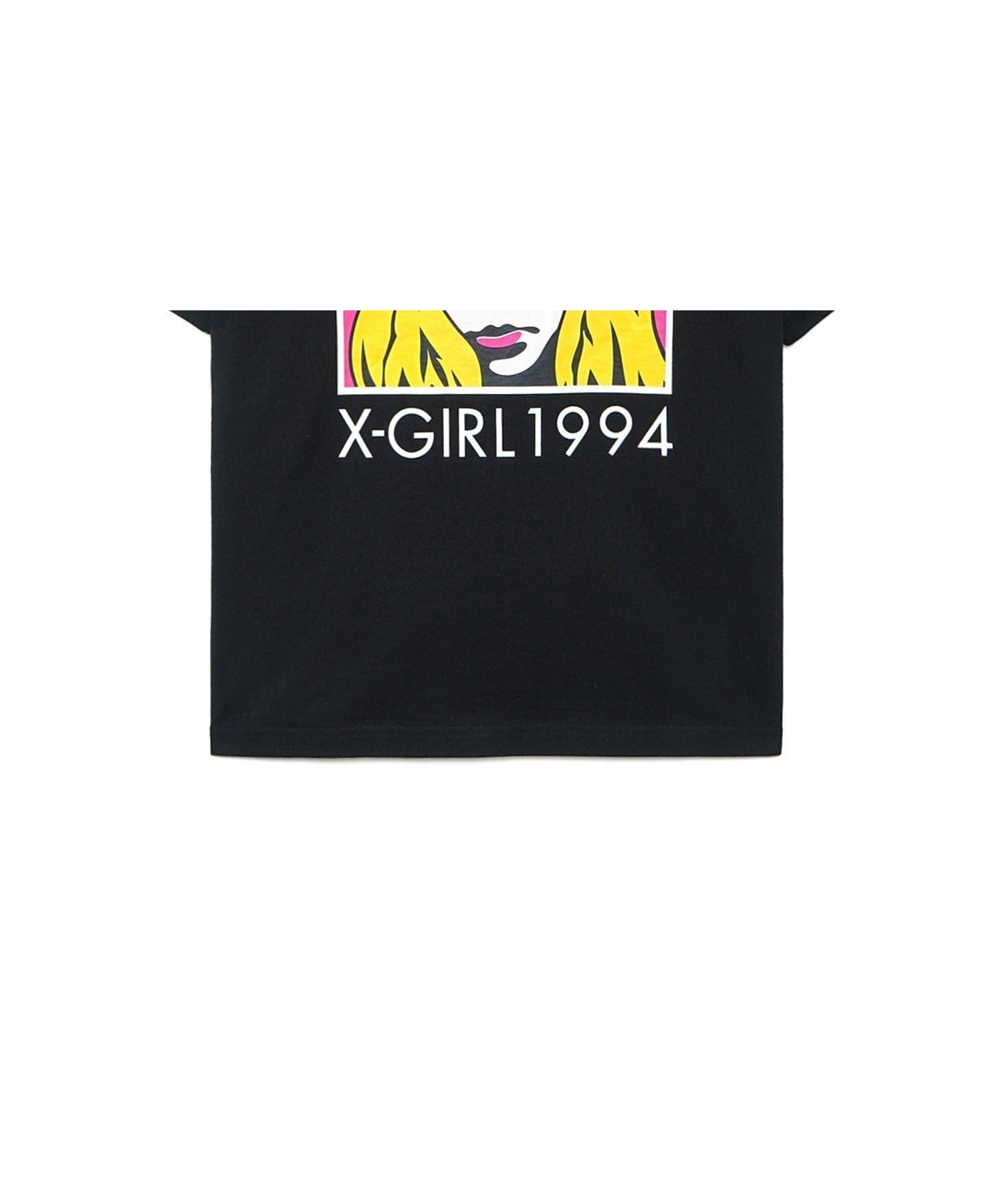 【エックスガール/X-girl】のX-girl/POP FACE SS TEE インテリア・キッズ・メンズ・レディースファッション・服の通販 founy(ファニー) 　ファッション　Fashion　レディースファッション　Ladies' Fashion Online　グラフィック　Graphic　デニム　Denim　フロント　Front　プリント　Print　ベーシック　Basic　ワンポイント　One Point　半袖　Short Sleeve　定番　Standard　BLACK|ID: prp329100004576030 ipo3291000000032655294