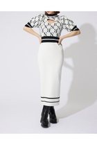 【リエンダ/rienda】の【岡崎紗絵さん着用アイテム】2WAYRロゴラインニットワンピース 人気、トレンドファッション・服の通販 founy(ファニー) ファッションモデル・俳優・女優 Models 女性 Women 岡崎紗絵 Okazaki Sae ファッション Fashion レディースファッション Fashion for Women ワンピース Dresses ニットワンピース Knit Dresses クール Cool, Chic シンプル Simple, Minimal デコルテ Décolleté, Neckline トレンド Trend, Trending Now フィット Fit, Slim Fit ロング Long, Long-Length 再入荷 Restock / Back in Stock 羽織 Haori, Light Jacket thumbnail WHT|ID: prp329100004576064 ipo3291000000032891193