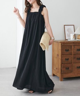 【ディスコート/Discoat】の【WEB限定】ギャザーノースリワンピース 人気、トレンドファッション・服の通販 founy(ファニー) ファッション Fashion レディースファッション Fashion for Women ワンピース Dresses ギャザー Gathered, Ruffled リボン Ribbon, Bow 夏 Summer |ID:prp329100004576079