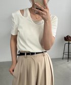 【カプリシューレマージュ/CAPRICIEUX LEMAGE】の【1枚で着映え】レイヤードアシメネックTシャツ 人気、トレンドファッション・服の通販 founy(ファニー) ファッション Fashion レディースファッション Fashion for Women トップス・カットソー Cut & Sew Tops シャツ・ブラウス・オフィスカジュアル Elegant Blouses & Button-Ups ロングTシャツ・Tシャツ Longline T-Shirts & Tees おすすめ Recommended / Our Picks アシンメトリー Asymmetrical Style インナー Innerwear コンパクト Compact, Small Size セットアップ Set-Up, Coordinated Outfit センター Center, Center Line デニム Denim, Jeans Material フィット Fit, Slim Fit マキシ Maxi, Full Length 切替 Switching, Contrast Panel thumbnail ベージュ|ID: prp329100004576086 ipo3291000000033446346