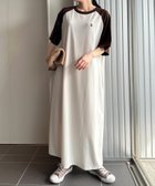 【ラナン/Ranan】の【U.S. POLO ASSN.】ラグランカットソーAラインワンピース ブラウン/オフホワイト|ID: prp329100004576121 ipo3291000000032519000