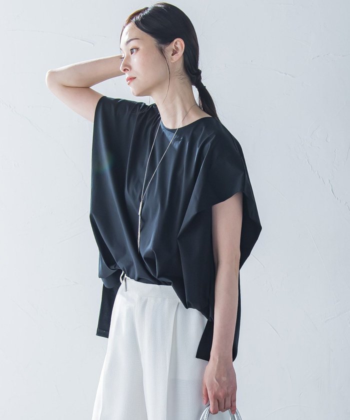 【ロートレ アモン/LAUTRE AMONT】の【WEB限定】タックデザインカットソー ≪接触冷感/洗濯機OK≫ インテリア・キッズ・メンズ・レディースファッション・服の通販 founy(ファニー) https://founy.com/ ファッション Fashion レディースファッション Ladies' Fashion Online トップス・カットソー Tops/Tshirt カットソー Cut and Sewn カットソー Cut And Sew フォルム Form |ID: prp329100004576128 ipo3291000000032642889