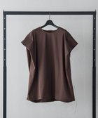 【ロートレ アモン/LAUTRE AMONT】の【WEB限定】タックデザインカットソー ≪接触冷感/洗濯機OK≫ ブラウン|ID: prp329100004576128 ipo3291000000032642900