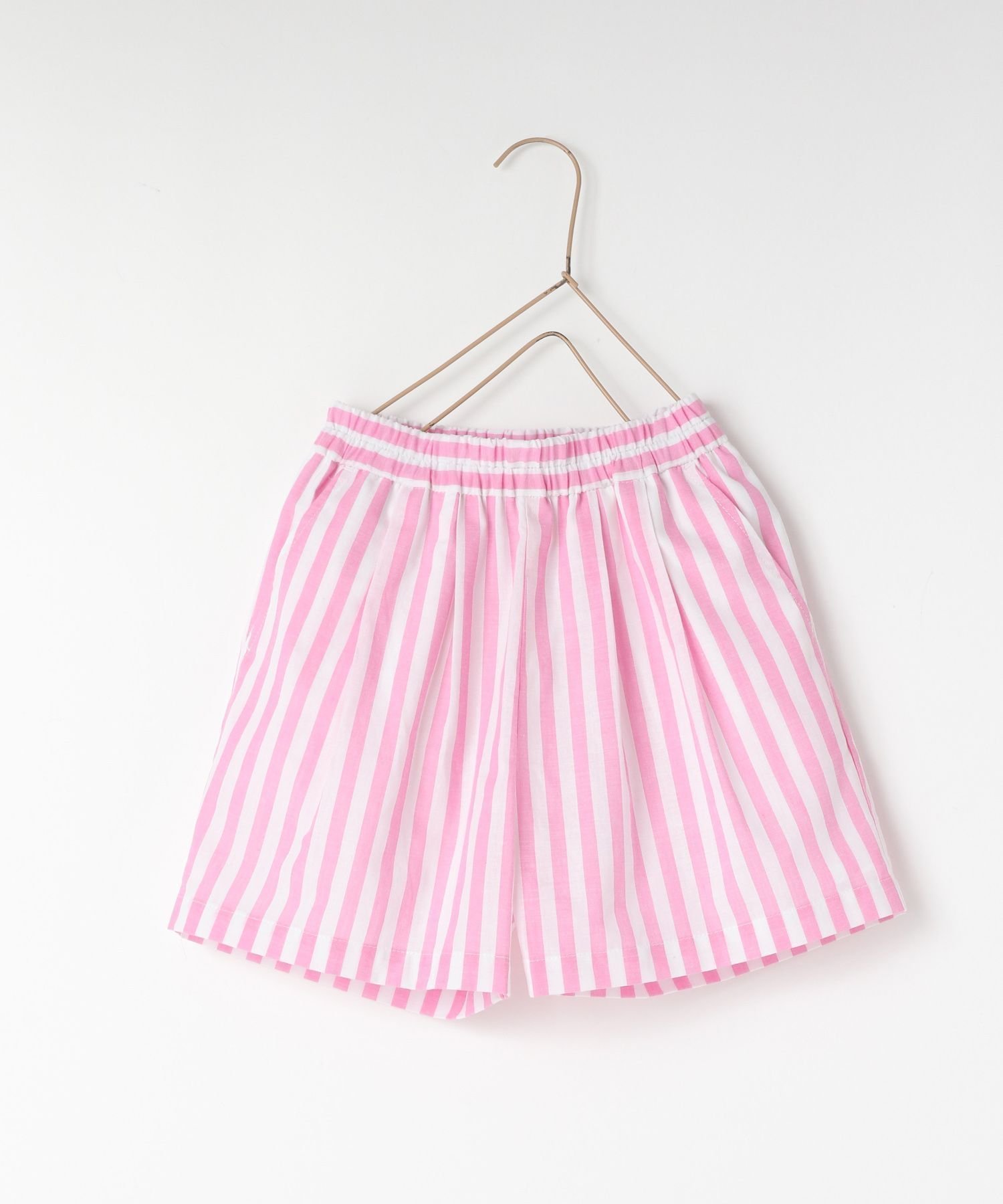 【ローリーズファーム/LOWRYS FARM / KIDS】のストライプショートパンツ 人気、トレンドファッション・服の通販 founy(ファニー) 　ファッション　Fashion　キッズファッション　Fashion for Kids　ボトムス　Bottoms　おすすめ　Recommended / Our Picks　ショート　Short, Short Length　ストライプ　Stripe, Striped Pattern　セットアップ　Set-Up, Coordinated Outfit　夏　Summer　 other-1|ID: prp329100004576163 ipo3291000000032710381