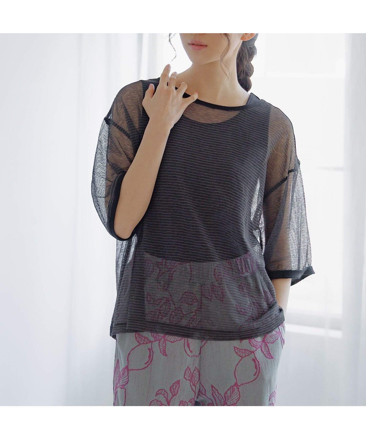 【ニコアンド/niko and】のシアーボーダープルオーバー 人気、トレンドファッション・服の通販 founy(ファニー) 　ファッション　Fashion　レディースファッション　Fashion for Women　トップス・カットソー　Cut & Sew Tops　カジュアルプルオーバー・ニットトップス　Pullovers & Knit Tops / Casual Pullovers　おすすめ　Recommended / Our Picks　キャップ　Cap, Baseball Cap　シアー　Sheer, See-Through　スポーティ　Sporty, Casual Athletic　タンク　Tank Top, Sleeveless Top　ボーダー　Border, Stripe　 other-1|ID: prp329100004576168 ipo3291000000033349329