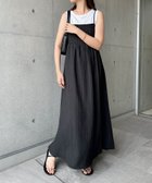 【その他のブランド/Other】のドビー織り ギャザー キャミ ワンピース ブラック|ID: prp329100004576192 ipo3291000000032758715