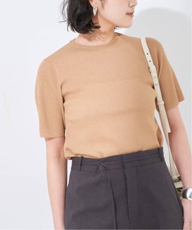 【ジャーナルスタンダード レサージュ/journal standard L'essage】のNAIA リブハーフスリーブプルオーバー 人気、トレンドファッション・服の通販 founy(ファニー) ファッション Fashion レディースファッション Fashion for Women トップス・カットソー Cut & Sew Tops カジュアルプルオーバー・ニットトップス Pullovers & Knit Tops / Casual Pullovers 2025年 2025 2025春夏・S/S Spring/Summer 2025 SS25 カーディガン Cardigan, Knitwear コンパクト Compact, Small Size モダン Modern, Contemporary エレガント 上品 Elegant 夏 Summer |ID:prp329100004576284