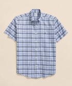 【ブルックス ブラザーズ/Brooks Brothers / MEN】のノンアイロン ストレッチオックスフォード GFロゴ ショートスリーブ カジュアルシャツ Regular Fit ブルー系その他2|ID: prp329100004576294 ipo3291000000032657657