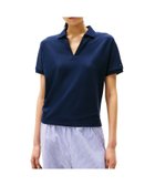 【トミーヒルフィガー/TOMMY HILFIGER】のリヨセルオープンネックリラックスポロ 人気、トレンドファッション・服の通販 founy(ファニー) ファッション Fashion レディースファッション WOMEN アメリカン American カットソー Cut And Sew クラシック Classic ゴルフ Golf デニム Denim ボーダー Border モダン Modern 人気 Popularity 無地 Plain Color thumbnail ネイビーC1G|ID: prp329100004576324 ipo3291000000032485562