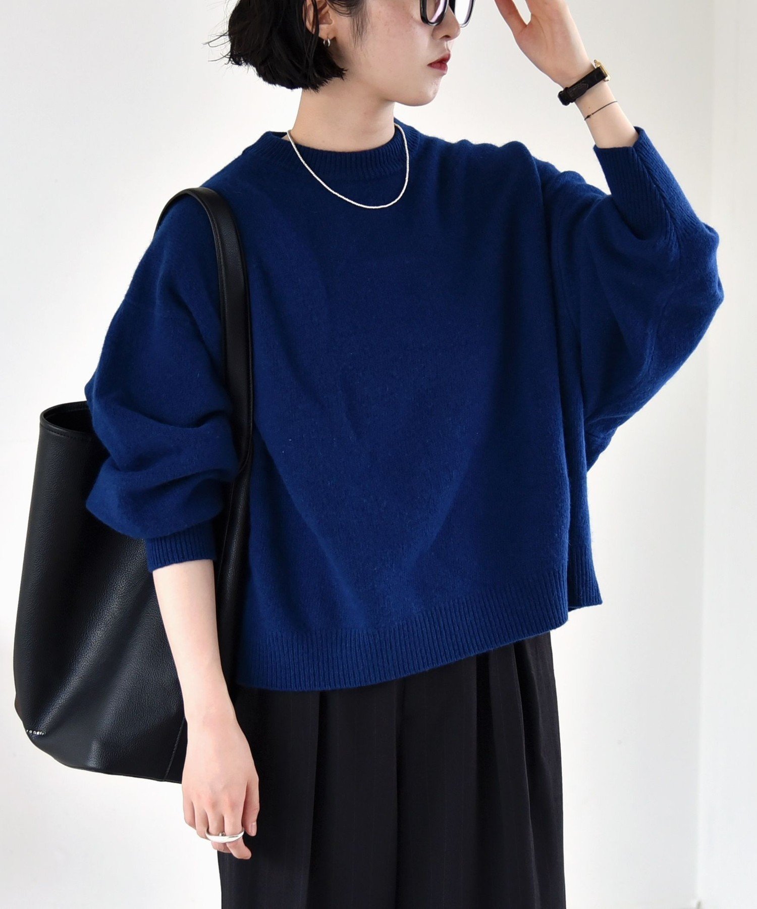 【シップス フォー ウィメン/SHIPS】のquaranciel 手洗い可能 AQUA カシミヤ ミックス ドルマン ニット インテリア・キッズ・メンズ・レディースファッション・服の通販 founy(ファニー) 　ファッション　Fashion　レディースファッション　Fashion for Women　トップス・カットソー　Cut & Sew Tops　ニット　Knit Tops & Sweaters　洗える　Machine Washable　人気　Popular, Best Seller　バランス　Balance, Style Balance　プリーツ　Pleats, Pleated　ボトム　Bottoms, Lower Wear　ミックス　Mix, Mixed Style　ロング　Long, Long-Length　おすすめ　Recommended / Our Picks　2024年　2024　2024-2025秋冬・A/W　Autumn/Winter 2024–25 AW24–25　ブルー|ID: prp329100004576328 ipo3291000000033983267