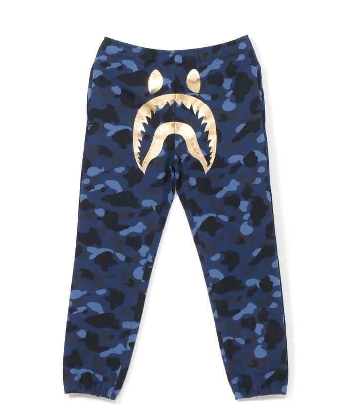 【その他のブランド/Other】のCOLOR CAMO SHARK SWEAT PANTS インテリア・キッズ・メンズ・レディースファッション・服の通販 founy(ファニー) https://founy.com/ ファッション Fashion メンズファッション Fashion for Men ボトムス Bottoms パッチ Patch, Appliqué フロント Front, Front Design プリント Print, Printed Pattern ポケット Pocket, Pocket Detail |ID: prp329100004576387 ipo3291000000033031840