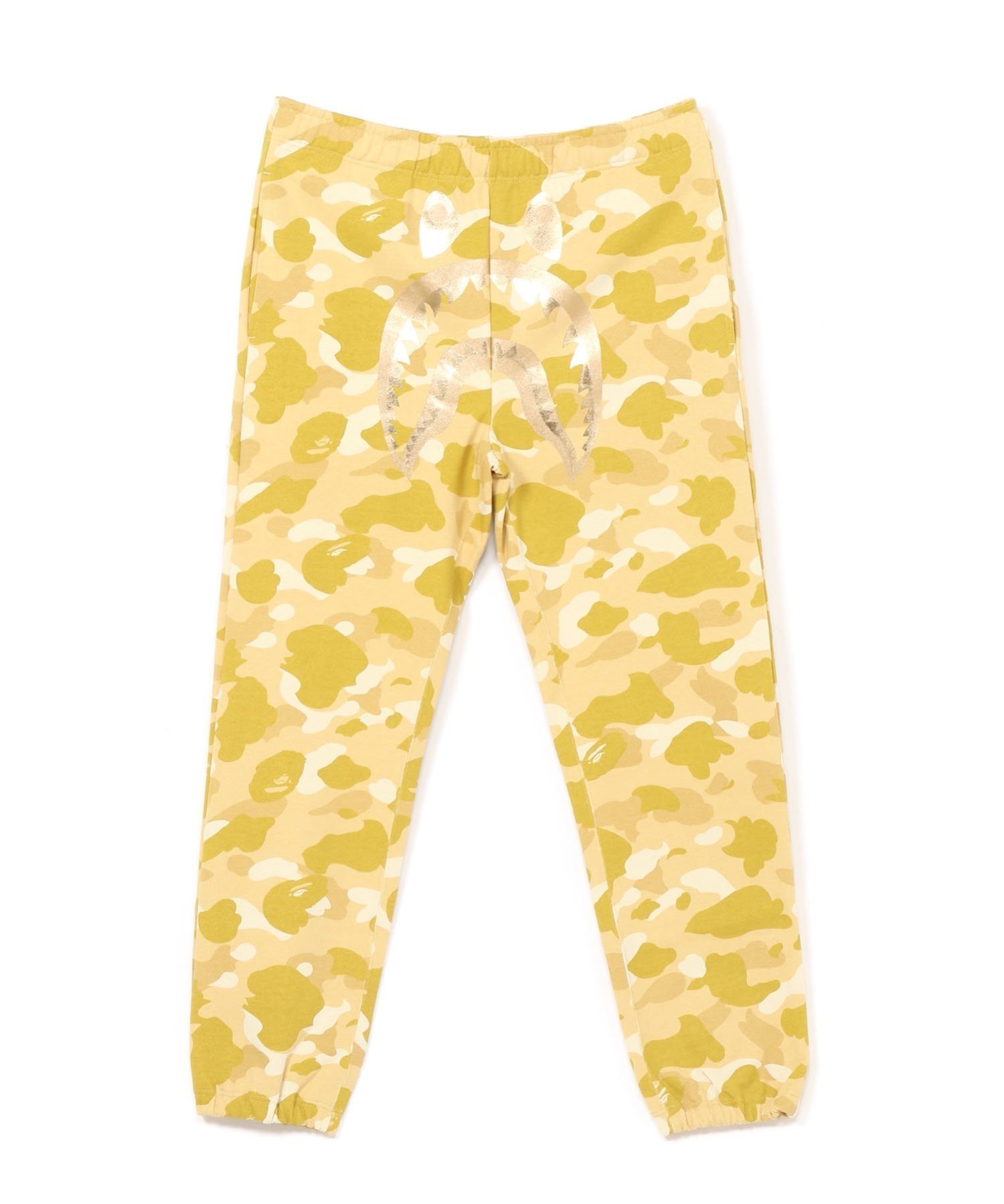 【その他のブランド/Other】のCOLOR CAMO SHARK SWEAT PANTS インテリア・キッズ・メンズ・レディースファッション・服の通販 founy(ファニー) 　ファッション　Fashion　メンズファッション　Fashion for Men　ボトムス　Bottoms　パッチ　Patch, Appliqué　フロント　Front, Front Design　プリント　Print, Printed Pattern　ポケット　Pocket, Pocket Detail　YELLOW|ID: prp329100004576387 ipo3291000000033031847