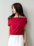 【フレイ アイディー/FRAY I.D】のアシメオフショルニットプル 人気、トレンドファッション・服の通販 founy(ファニー) ファッション Fashion レディースファッション Ladies' Fashion Online トップス・カットソー Tops/Tshirt ニット Knit Tops アシンメトリー Asymmetry インナー Inner コンパクト Compact ショルダー Shoulder スタイリッシュ Stylish ドロップ Drop バランス Balance プレート Plate 定番 Standard thumbnail RED[046]|ID: prp329100004576388 ipo3291000000032533835
