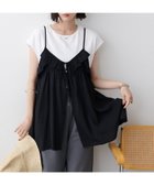 【ディスコート/Discoat】の前リボンフリルキャミチュニック 人気、トレンドファッション・服の通販 founy(ファニー) ファッション Fashion レディースファッション Fashion for Women トップス・カットソー Cut & Sew Tops キャミソール&ノースリーブ Camisoles & Sleeveless Tops リボン Ribbon, Bow リラックス Relax, Relaxed Fit エレガント 上品 Elegant thumbnail ブラック|ID: prp329100004576420 ipo3291000000032751342