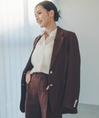 【アニュアンス/anuans】のリネンテーラードジャケット 人気、トレンドファッション・服の通販 founy(ファニー) ファッション Fashion レディースファッション Fashion for Women アウター Coat / Outerwear Collection レディースジャケット・軽アウター Jackets テーラードジャケット / 通勤・きれいめスタイル Tailored Jackets & Blazers ジャケット Jacket, Outerwear フリンジ Fringe, Tassel 夏 Summer thumbnail BROWN|ID: prp329100004576421 ipo3291000000033349573