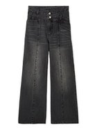 【フレイ アイディー/FRAY I.D】のアシメダブルウエストワイドデニムパンツ 人気、トレンドファッション・服の通販 founy(ファニー) ファッション Fashion レディースファッション Ladies' Fashion Online パンツ Pants デニムパンツ Denim Pants アシンメトリー Asymmetry コンパクト Compact センター Center ダブル Double デニム Denim トレンド Trend ポケット Pocket ワイド Wide 夏 Summer thumbnail BLK[009]|ID: prp329100004576464 ipo3291000000032571033
