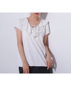 【エヌ ナチュラルビューティーベーシック/N.Natural Beauty basic】のバイカラーフレアブラウス オフ1|ID: prp329100004576488 ipo3291000000032586319
