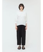【マーコート/MARcourt】のmizuiro ind リネンイージーパンツ 人気、トレンドファッション・服の通販 founy(ファニー) ファッション Fashion レディースファッション WOMEN パンツ Pants ポケット Pocket リネン Linen リラックス Relax ルーズ Loose ワイド Wide 今季 This Season 無地 Plain Color thumbnail ブラック|ID: prp329100004576518 ipo3291000000032411421