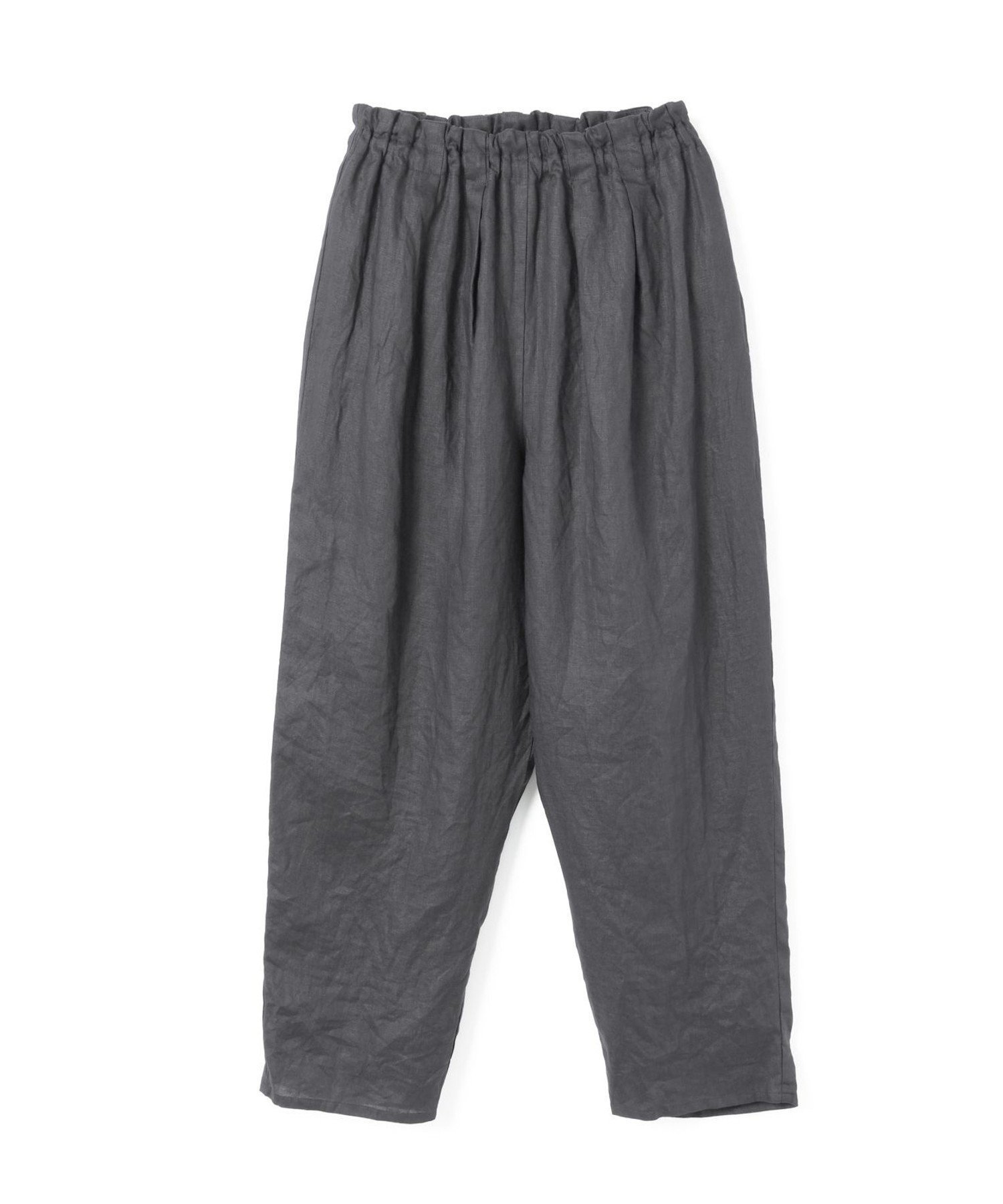 【マーコート/MARcourt】のmizuiro ind リネンイージーパンツ インテリア・キッズ・メンズ・レディースファッション・服の通販 founy(ファニー) 　ファッション　Fashion　レディースファッション　WOMEN　パンツ　Pants　ポケット　Pocket　リネン　Linen　リラックス　Relax　ルーズ　Loose　ワイド　Wide　今季　This Season　無地　Plain Color　ダークグレー|ID: prp329100004576518 ipo3291000000032411424