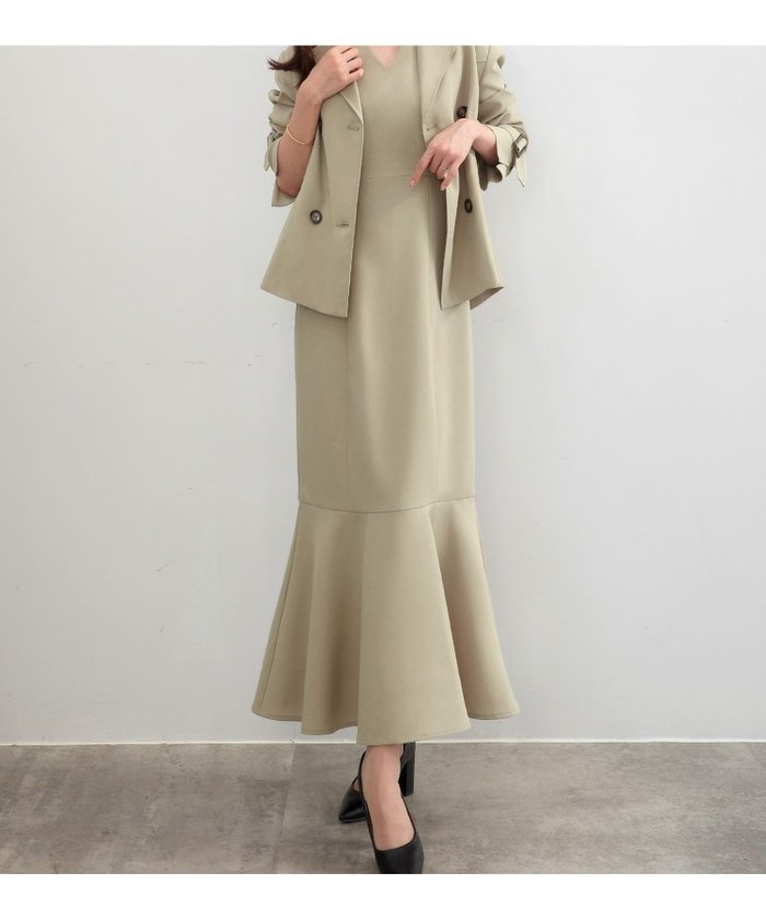 【ジュノア/JUNOAH】のセネア トレンチコート+ジャンスカ インテリア・キッズ・メンズ・レディースファッション・服の通販 founy(ファニー) https://founy.com/ ファッション Fashion レディースファッション Ladies' Fashion Online アウター Coat Outerwear コート Coats トレンチコート Trench Coats ジャンスカ Janska |ID: prp329100004576562 ipo3291000000032660623