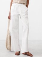 【バナナリパブリック ファクトリーストア/BANANA REPUBLIC FACTORY STORE】のBANANA REPUBLIC FACTORY STORE ワイドレッグ ミッドライズ サマーウェイトジーンズ 人気、トレンドファッション・服の通販 founy(ファニー) ファッション Fashion レディースファッション Fashion for Women ロング Long, Long-Length ワイド Wide, Wide Fit thumbnail PURE_WHITE|ID: prp329100004576582 ipo3291000000032720277