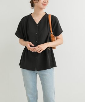 【アーバンリサーチ ドアーズ/URBAN RESEARCH DOORS】 Vネックウエストギャザーブラウス人気、トレンドファッション・服の通販 founy(ファニー) ファッション Fashion レディースファッション WOMEN トップス・カットソー Tops/Tshirt シャツ/ブラウス Shirts/Blouses Vネック V-Neck 2025年 2025 2025春夏・S/S Ss,Spring/Summer,2025 ギャザー Gather リラックス Relax 夏 Summer S/S・春夏 Ss・Spring/Summer |ID:prp329100004576591