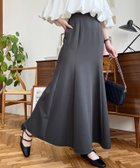 【その他のブランド/Other】のカラージョーゼットマーメイドフレアスカート チャコールグレー|ID: prp329100004576850 ipo3291000000033028137