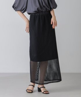 【ナノ ユニバース/nano universe】 メッシュレースナロースカート人気、トレンドファッション・服の通販 founy(ファニー) ファッション Fashion レディースファッション WOMEN スカート Skirt ウォッシャブル Washable シンプル Simple スクエア Square メッシュ Mesh レース Race |ID:prp329100004576858