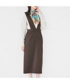 【アンタイトル/UNTITLED】の【肩紐取り外し可/日本製/ミモレ丈】2WAYジャンパースカート 人気、トレンドファッション・服の通販 founy(ファニー) ファッション Fashion レディースファッション Fashion for Women スカート Skirts 日本製 Made In Japan thumbnail ブラウン|ID: prp329100004576908 ipo3291000000033039381