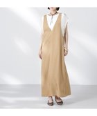 【ナノ ユニバース/nano universe】の前後2wayサロペットワンピース キャメル4|ID: prp329100004576954 ipo3291000000032637475